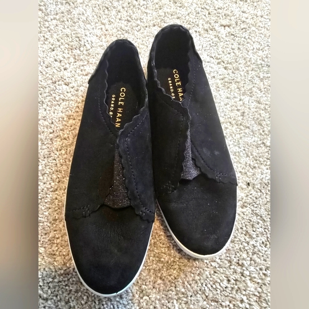 Cole Haan Grand ZERO Women's Black Slip-On Shoes